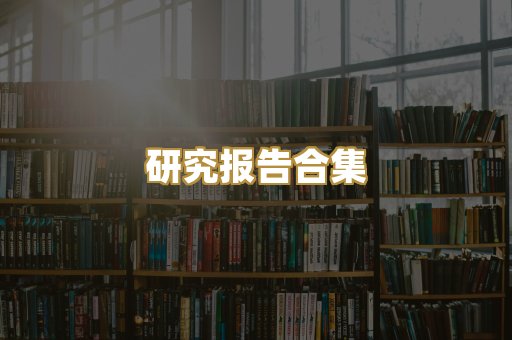 研究报告合集